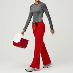 FIGS Winning Red Cargo Scrub Pant